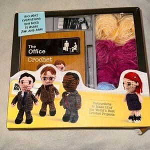 The Office Television Show Crochet Includes Everything Needed to Make Jim & Pam